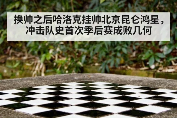 换帅之后哈洛克挂帅北京昆仑鸿星，冲击队史首次季后赛成败几何